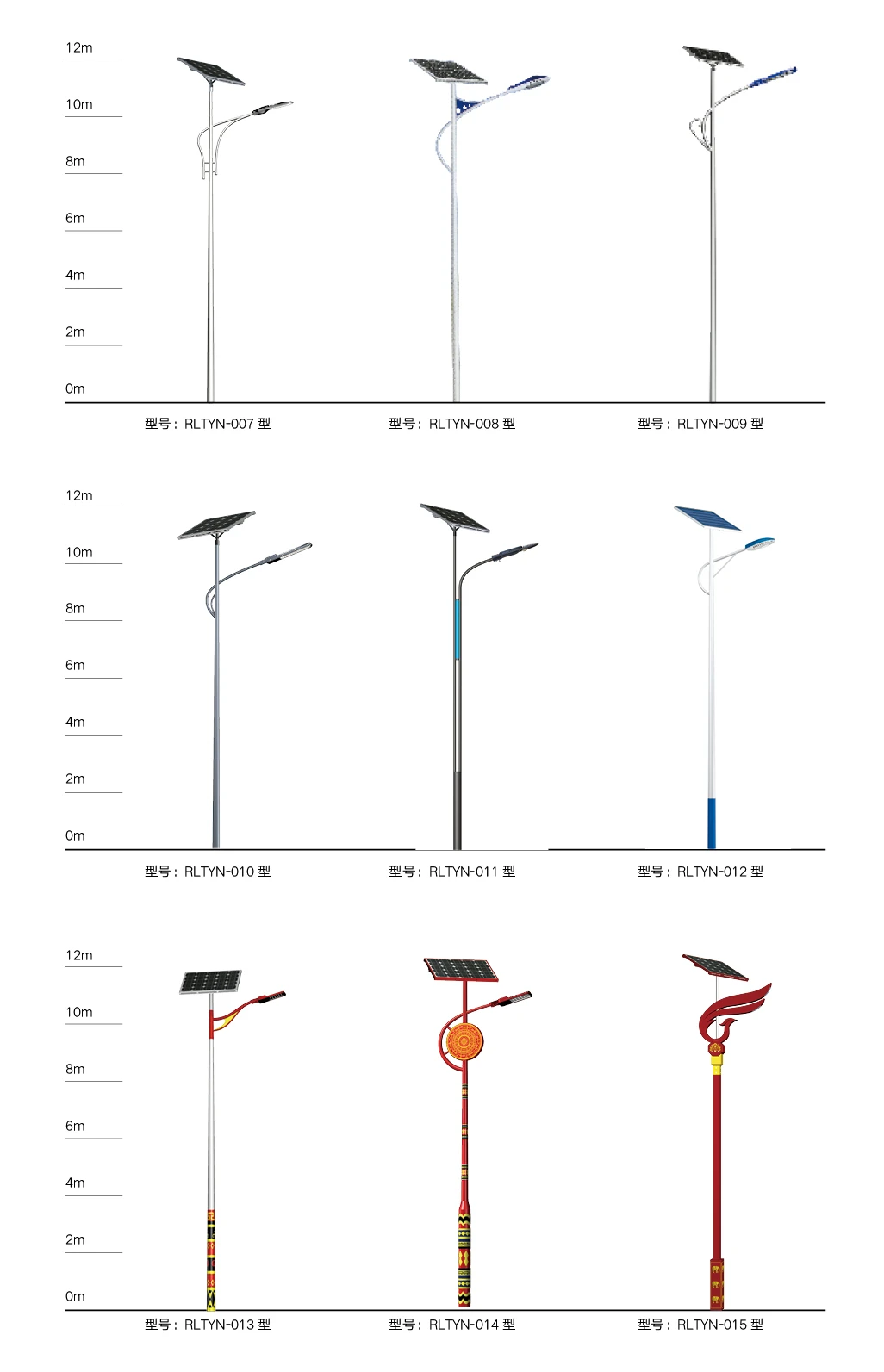  Split solar street light